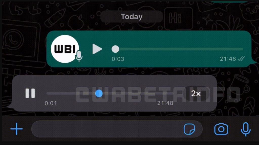 Captura de los mensajes de audio