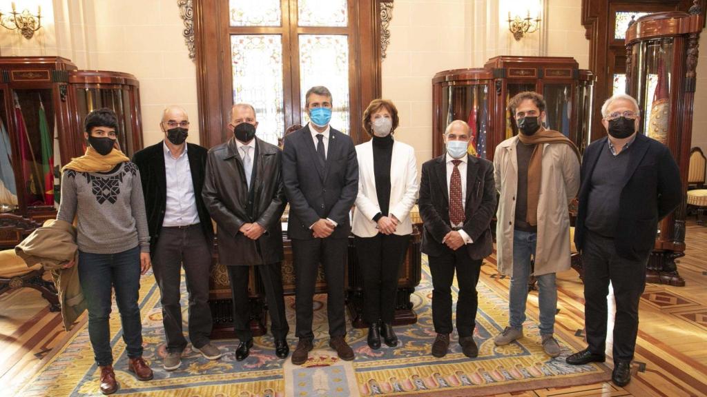 Homenaje al edil coruñés Martín Ferreiro Álvarez, que murió en el campo nazi de Gusen en 1941