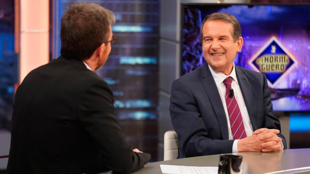 Abel Caballero en el plató de El Hormiguero con Pablo Motos.