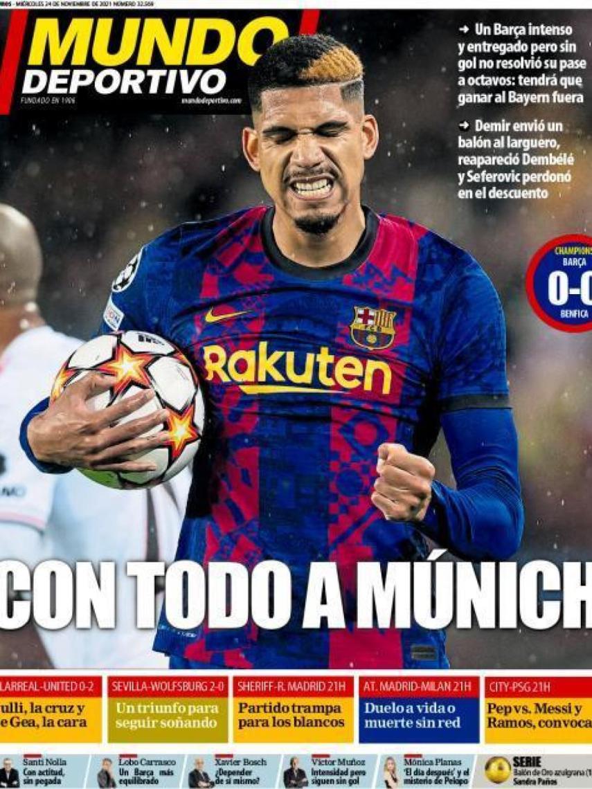 Portada Mundo Deportivo