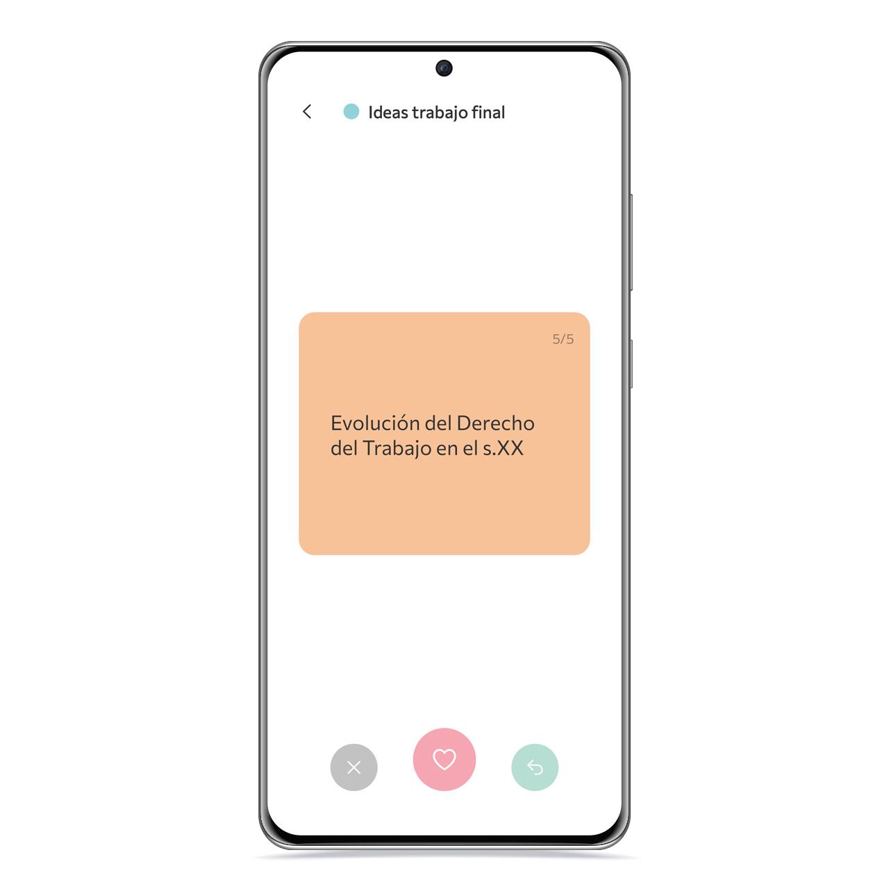 Descartar o aprobar idea en Brainstorm
