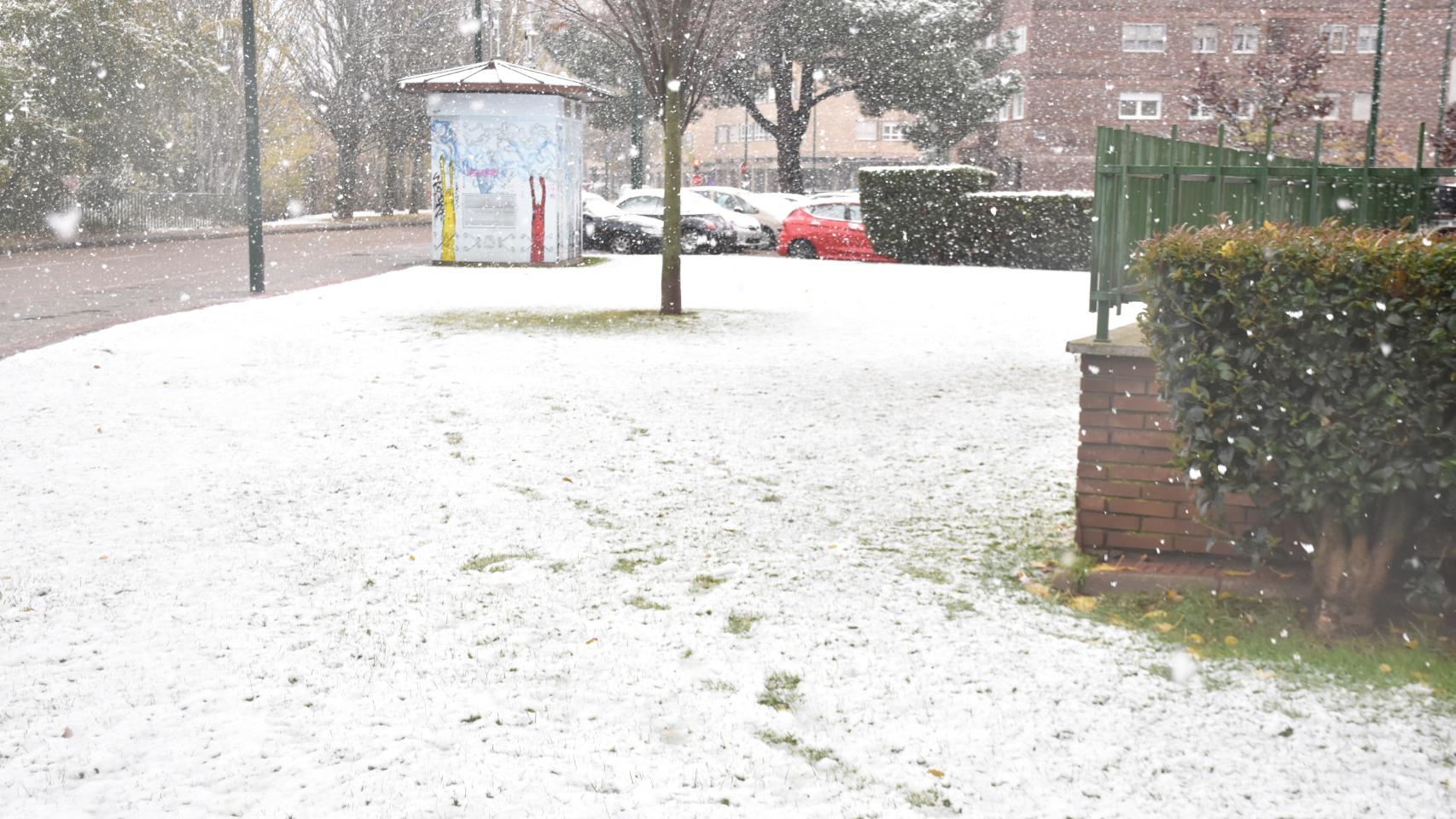 La nieve llega a Valladolid
