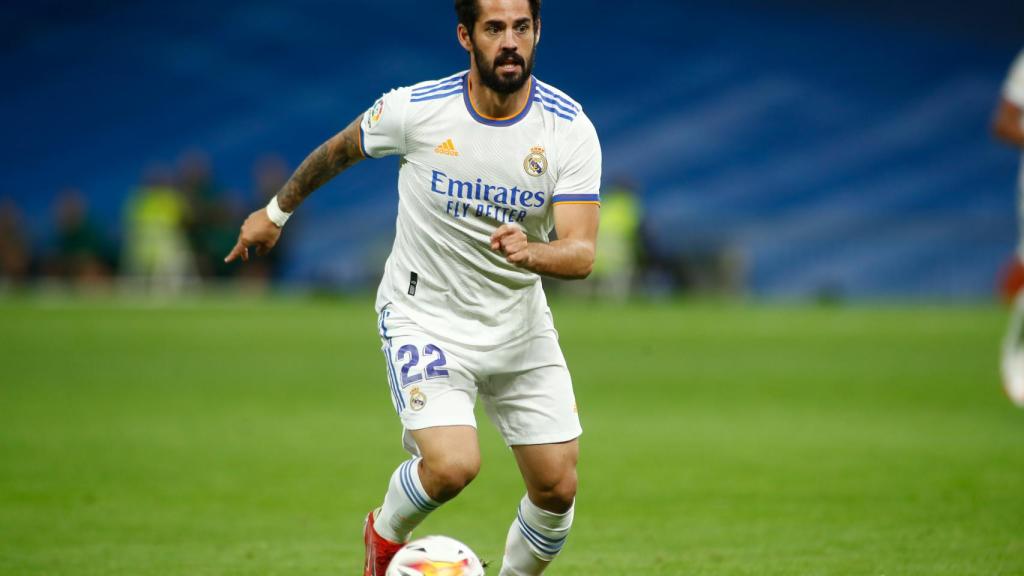 Isco Alarcón, en un partido del Real Madrid de la temporada 2021/2022