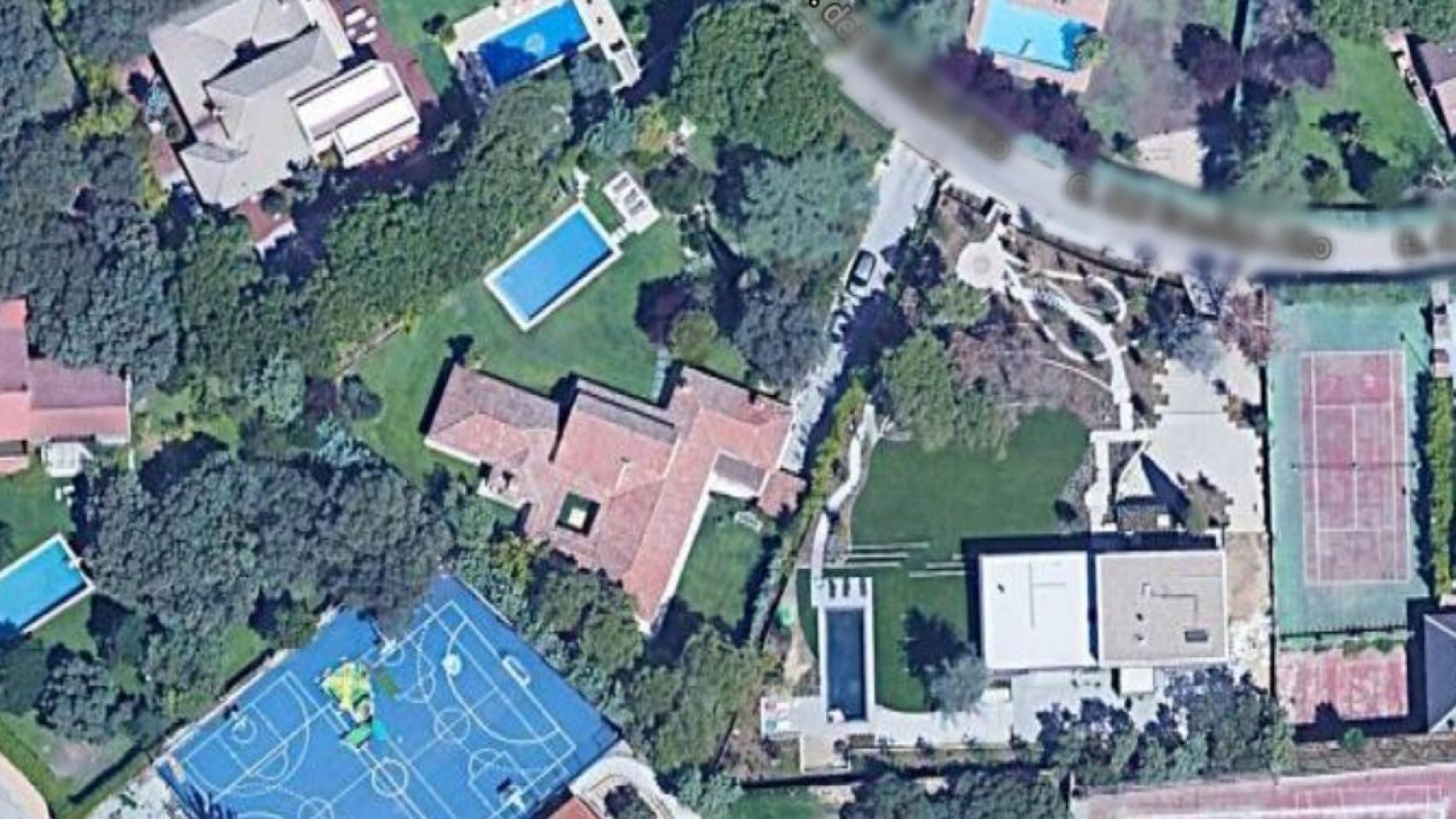 El paraje de La Moraleja (Alcobendas) en el que se encuentra la mansión comprada por el empresario acusado de financiar a Podemos.