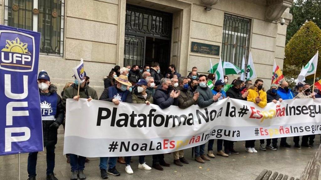 Concentración contra la reforma de la Ley de Seguridad Ciudadana