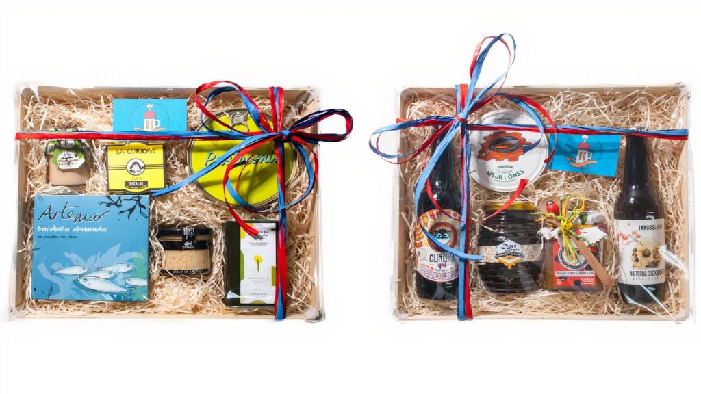 Cestas de productos variados de Los Maruxiños.