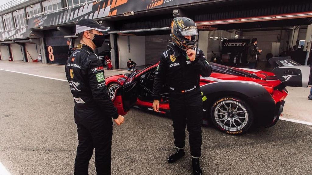 Sergio Paulet antes de un Gran Premio