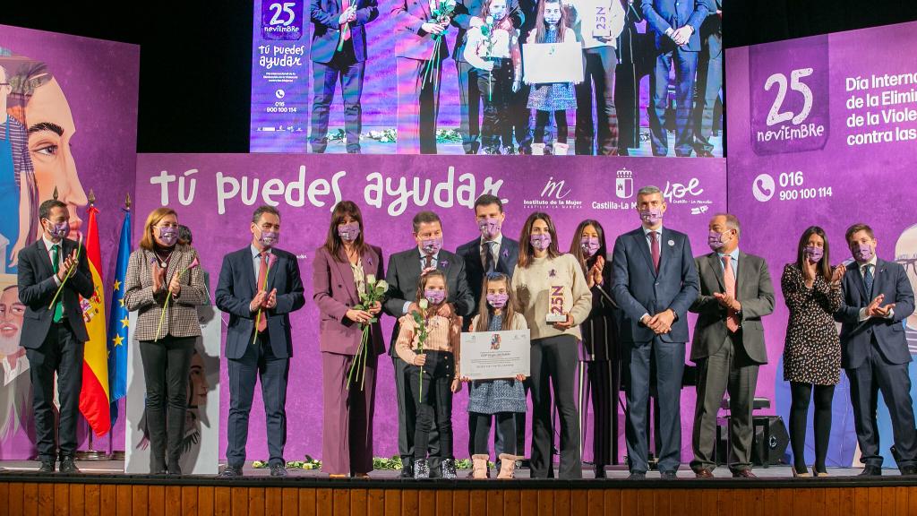 Acto por el Día Internacional contra la Violencia Machista en Fuensalida (Toledo). Foto: JCCM