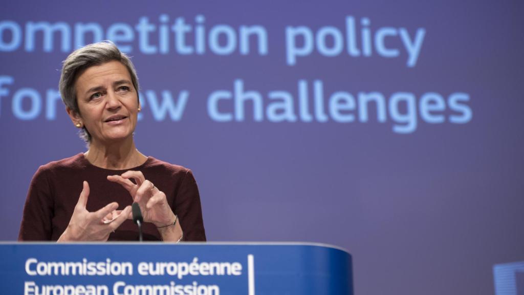 La vicepresidenta de la Comisión y responsable de Competencia, Margrethe Vestager