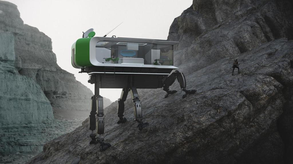 Diseño de casa-robot