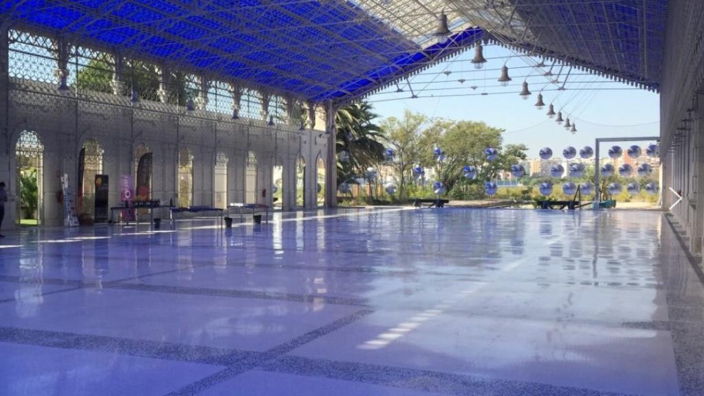 La Casa Mediterráneo, con su fachada trasera sin construir.