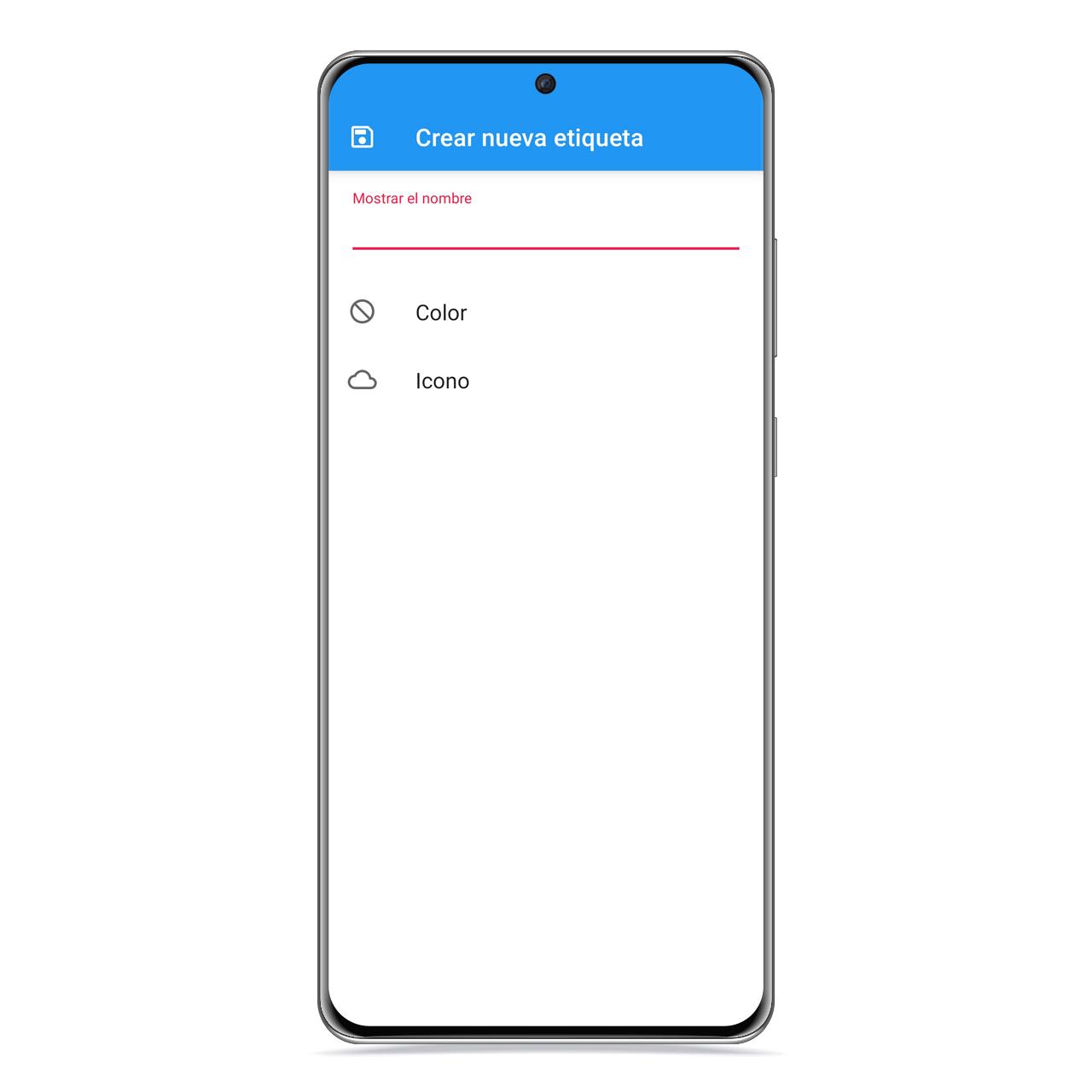 Nueva etiqueta en Task.org