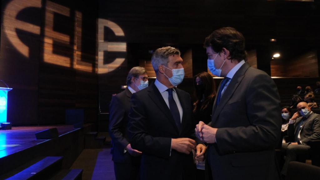 Mañueco, durante la gala organizada por FELE