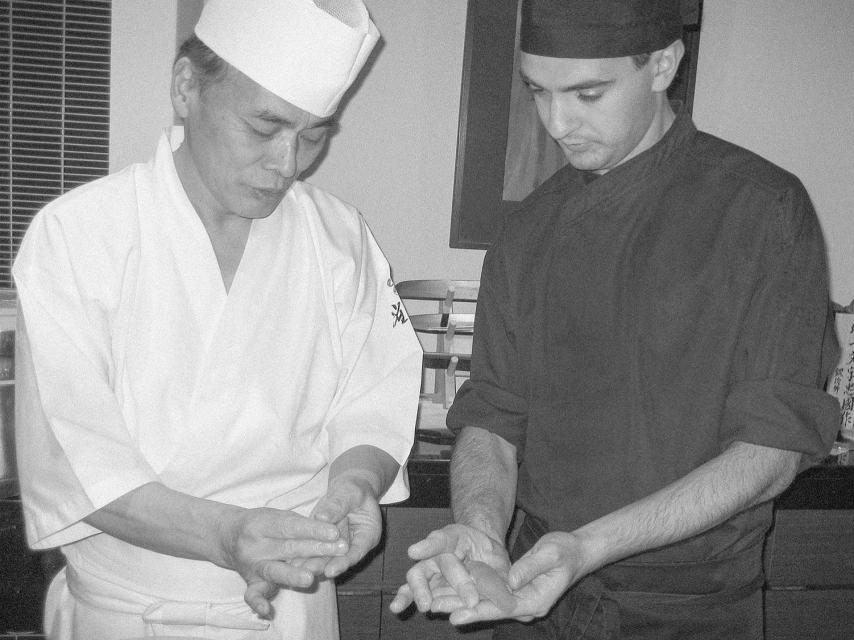 Félix Jiménez y su maestro