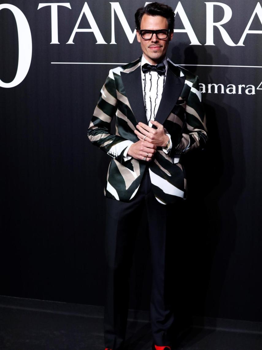 Juan Avenada en el 40 cumpleaños de Tamara Falcó.