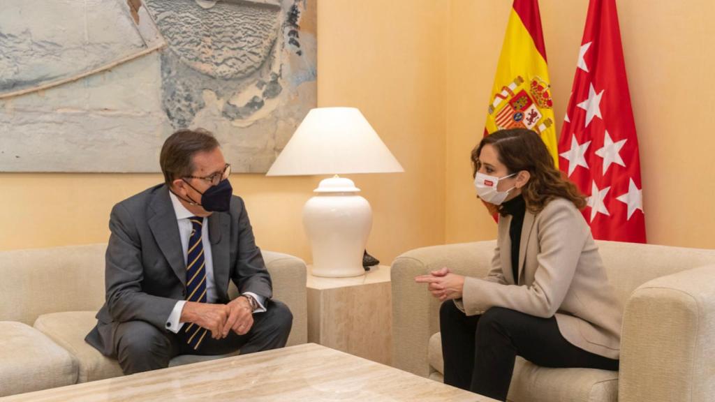 Isabel Díaz Ayuso y Antonio Vila