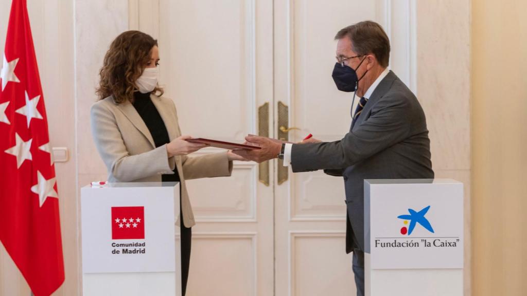 Isabel Día Ayuso y Antonio Vila.