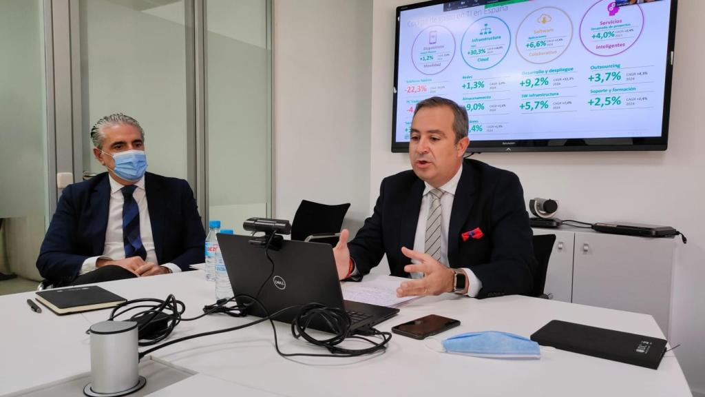 José Antonio Cano, director de Análisis e Investigación de IDC España, durante la presentación de las tendencias para 2022. Foto: A.I.F.