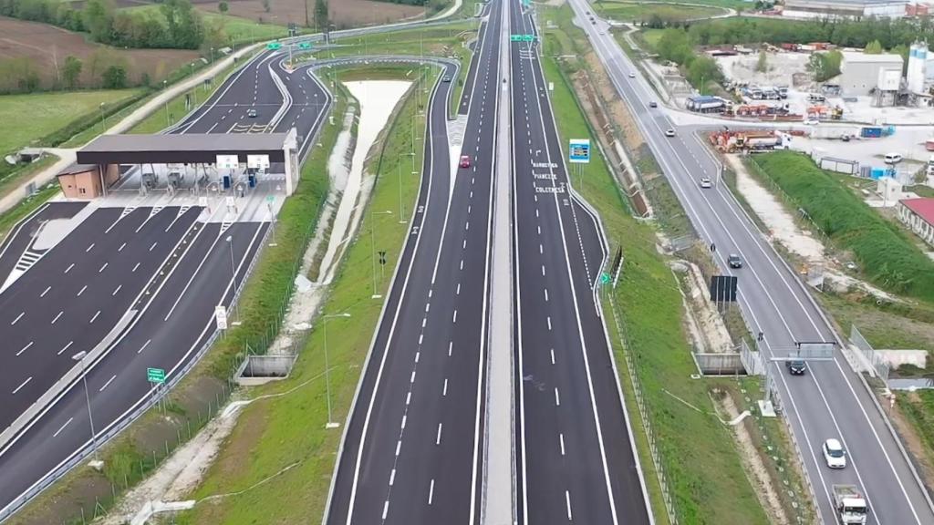 Tramo de un autopista de Sacyr en Italia.