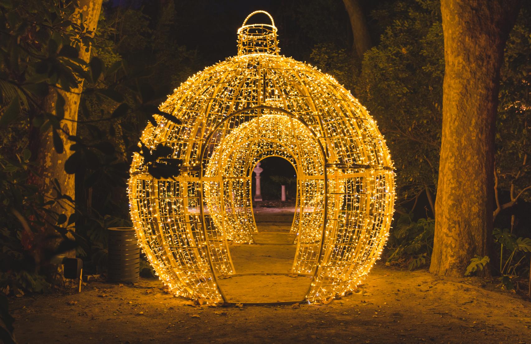 Unas bolas de Navidad.