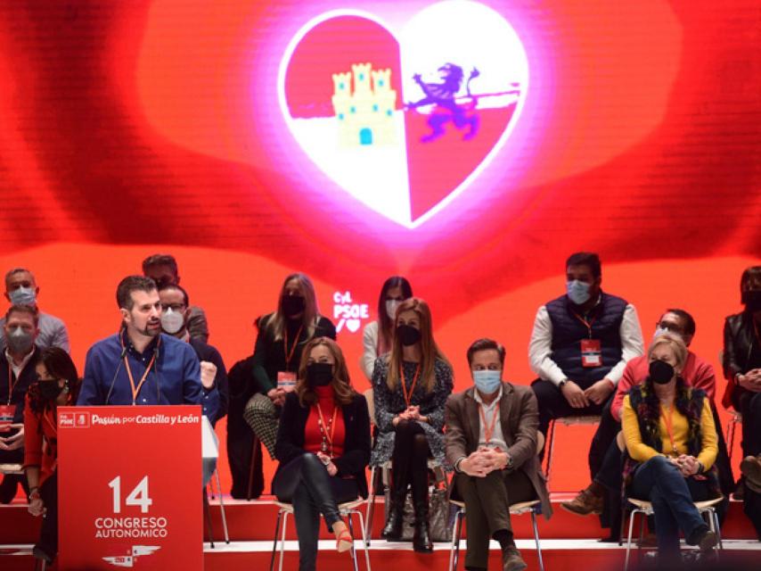 Luis Tudanca, en el 14 Congreso Autonómico del PSOE