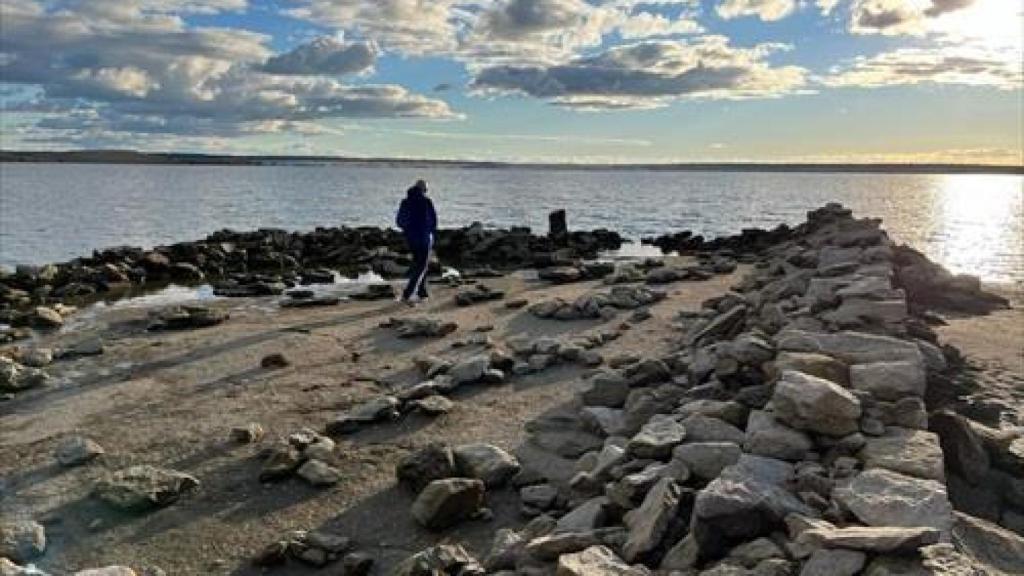 Restos del cementerio de Argusino
