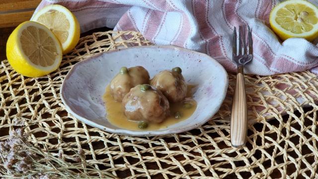 Albóndigas a salsa meuniere de ave, unas albóndigas especiales