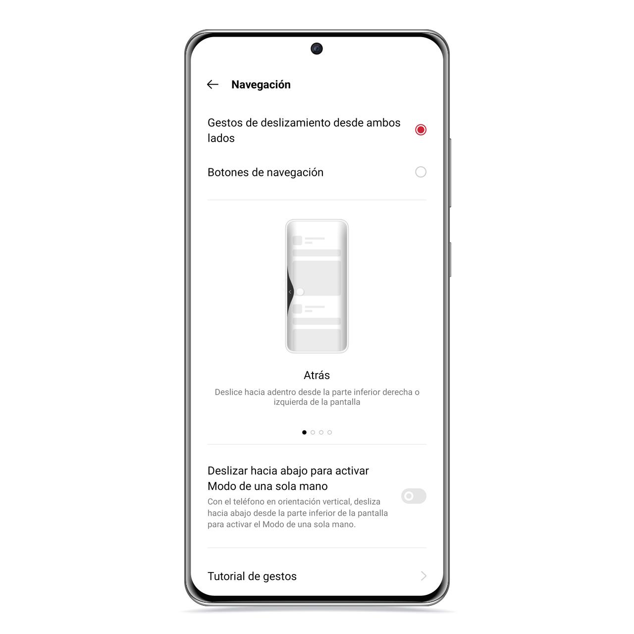 Navegación en realme