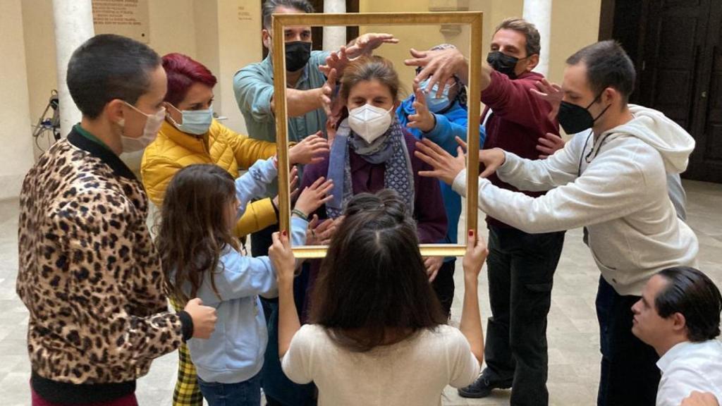 Otra imagen de los ensayos.