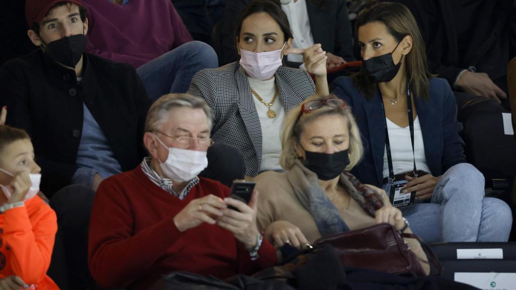 Tamara Falcó disfrutó del partido junto a su novio, Íñigo Onieva, y su hermana Ana Boyer.
