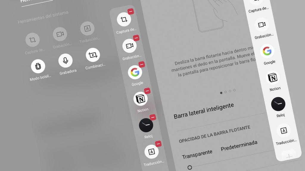 Activa la barra lateral inteligente en tu móvil realme