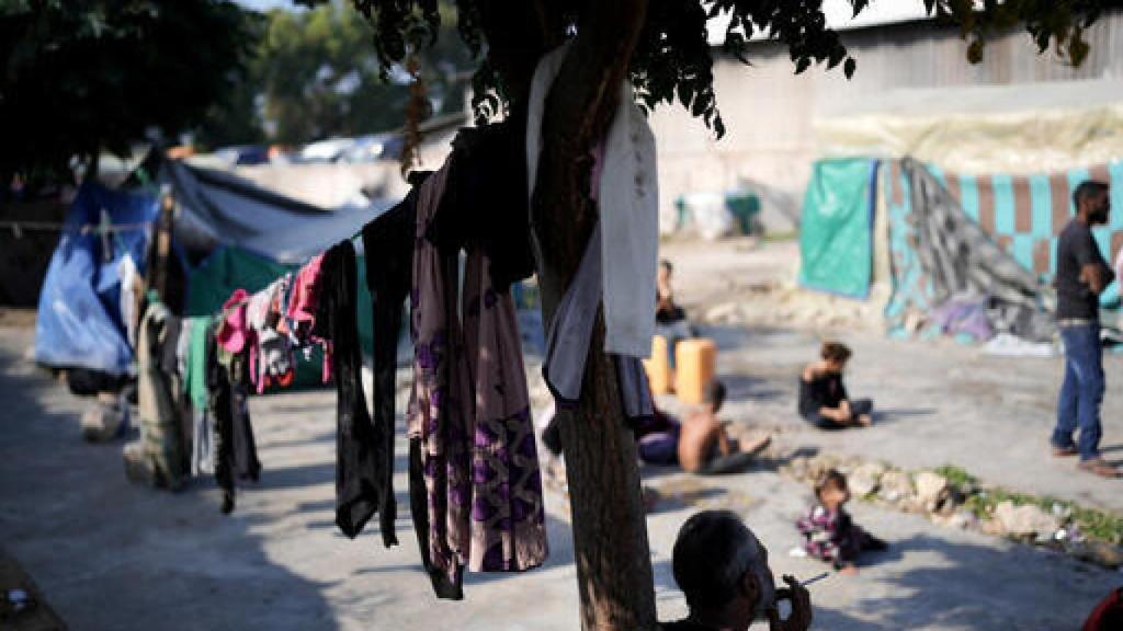 Aquí antes se erigían los hogares de los habitantes del campamento de Hesbi.