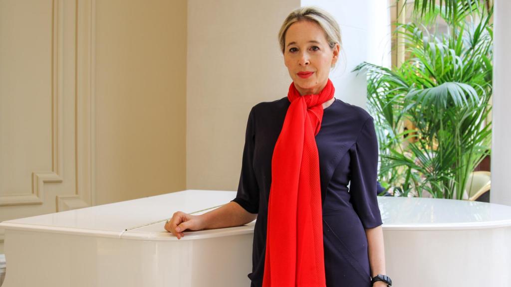 Noreena Hertz en su visita a Madrid.