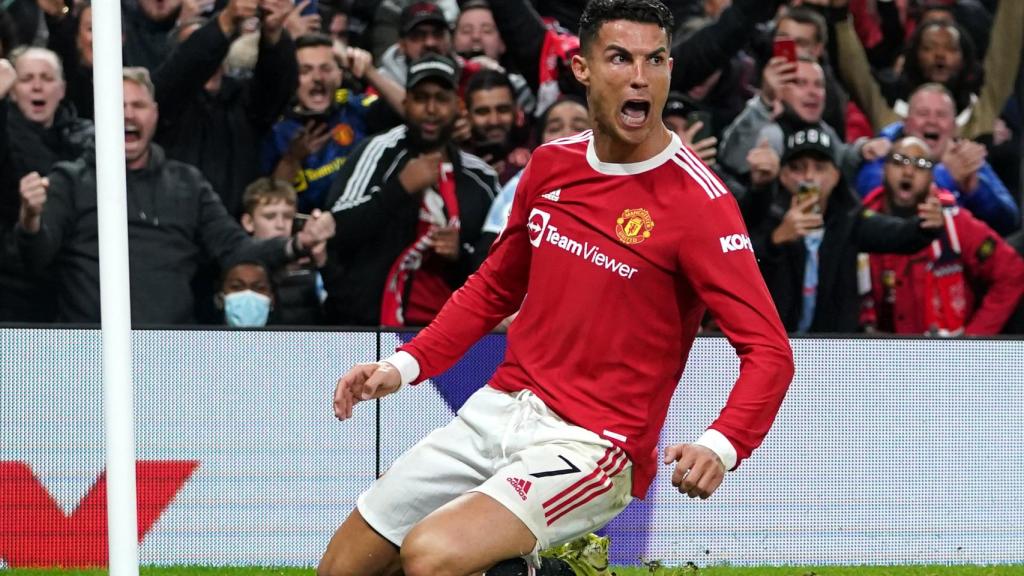 Cristiano Ronaldo, con el Manchester United