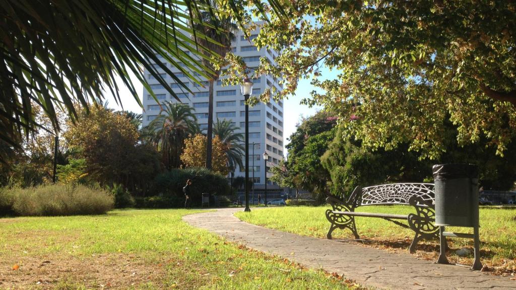 Una imagen de archivo de los jardines de Picasso.