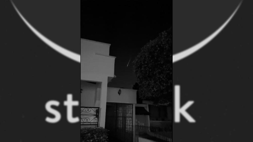 Captura del vídeo de Starlink