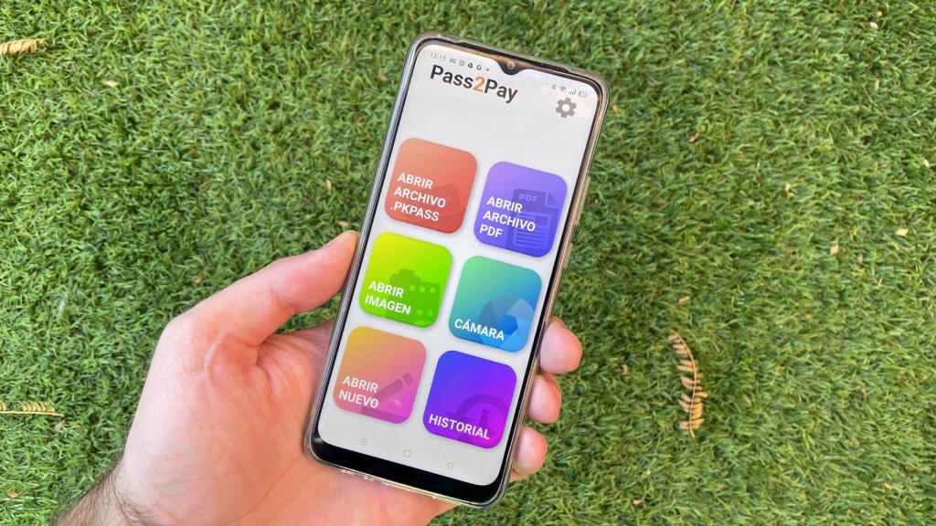 La aplicación Pass2Pay en Android.