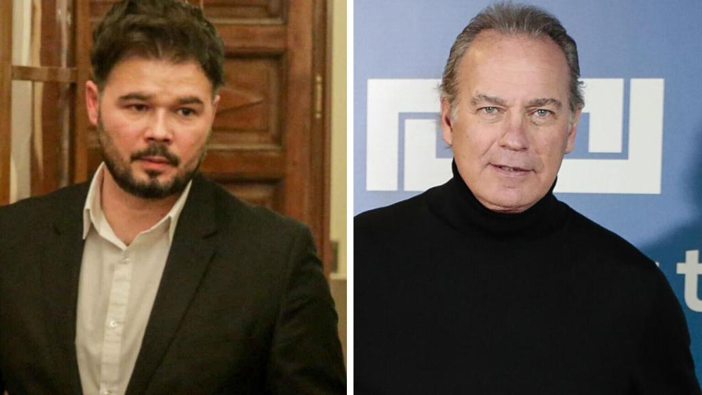 Rufián y Bertín en un fotomontaje.