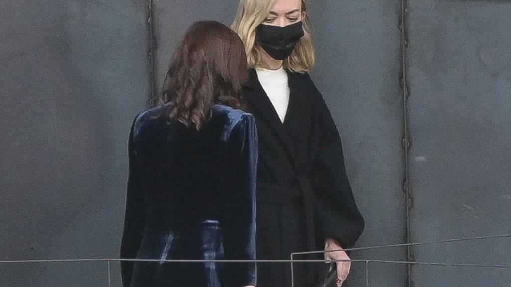 Marta Ortega llegando a la inauguración en A Coruña este miércoles 1 de diciembre.