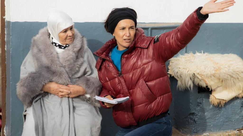 Violeta Salama durante el rodaje de 'Alegría'.