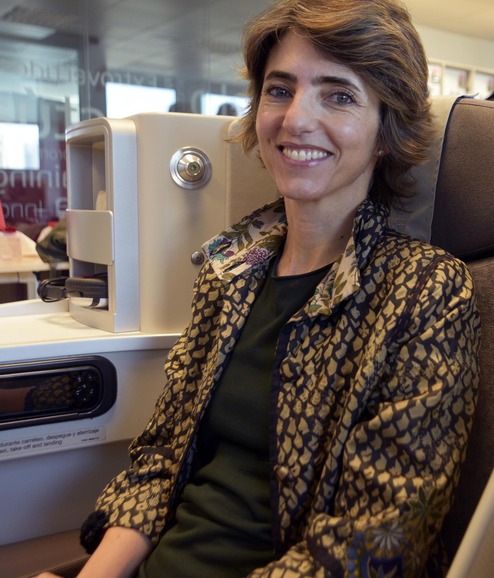 Teresa Parejo es directora de Sostenibilidad de la aerolínea desde hace un año