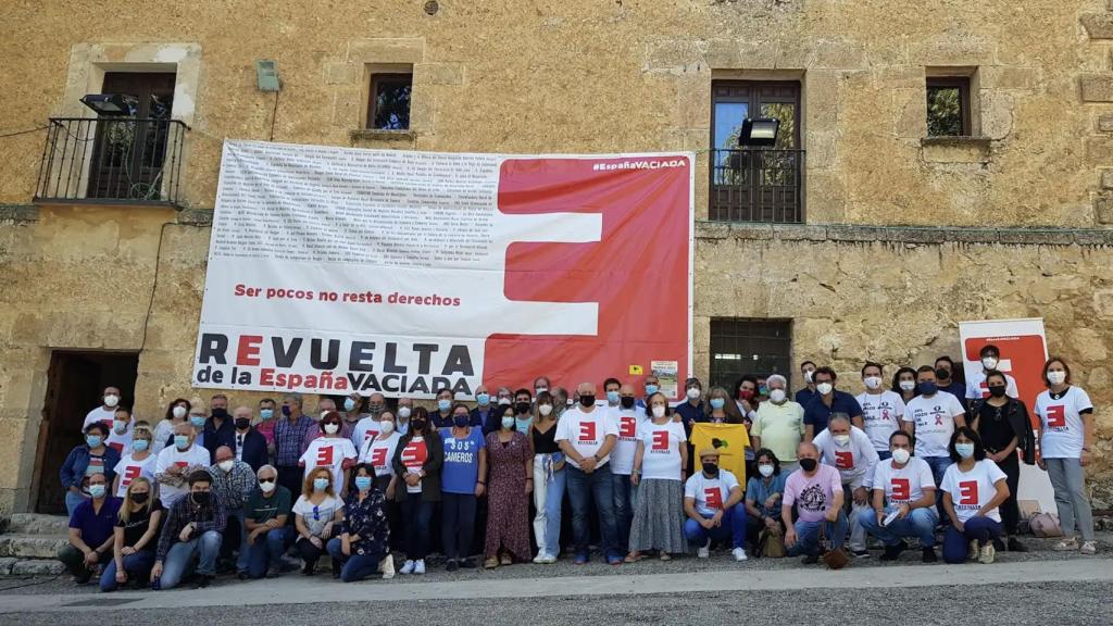 Concentración de la España vaciada.