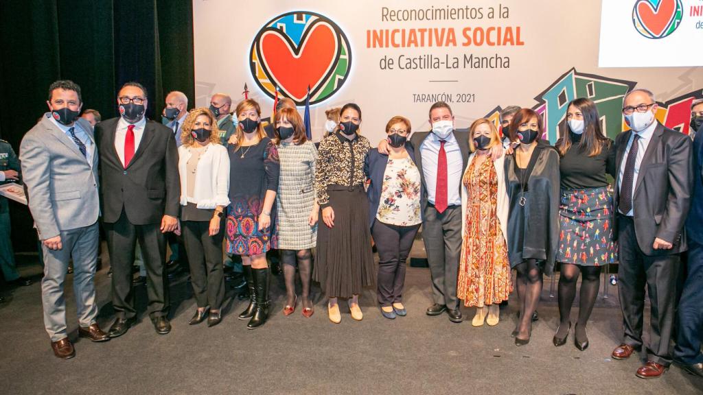 Un momento de la entrega de premios