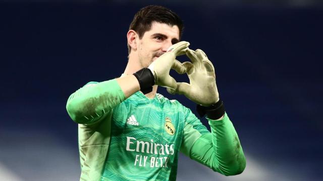 Thibaut Courtois, con el Real madrid