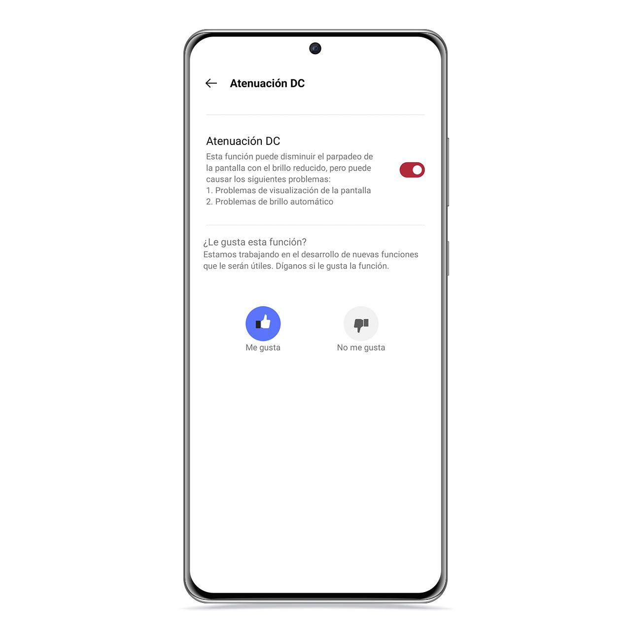 Atenuación DC en realme Lab