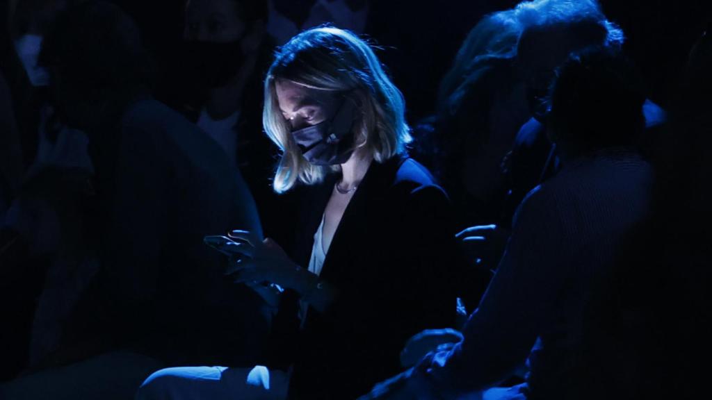 Marta Ortega en un desfile de moda.