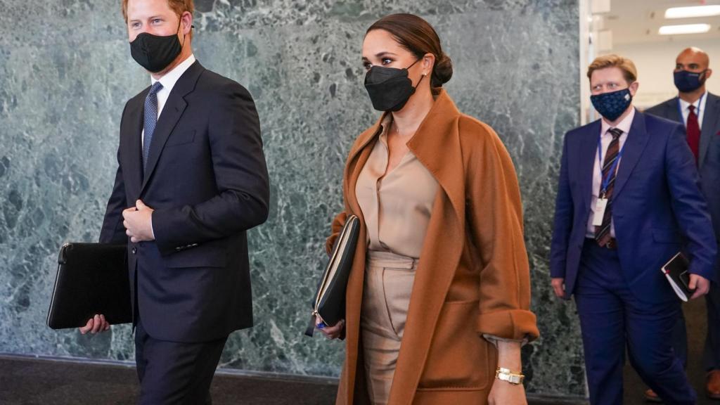 El príncipe Harry y Meghan Markle en las Naciones Unidas.