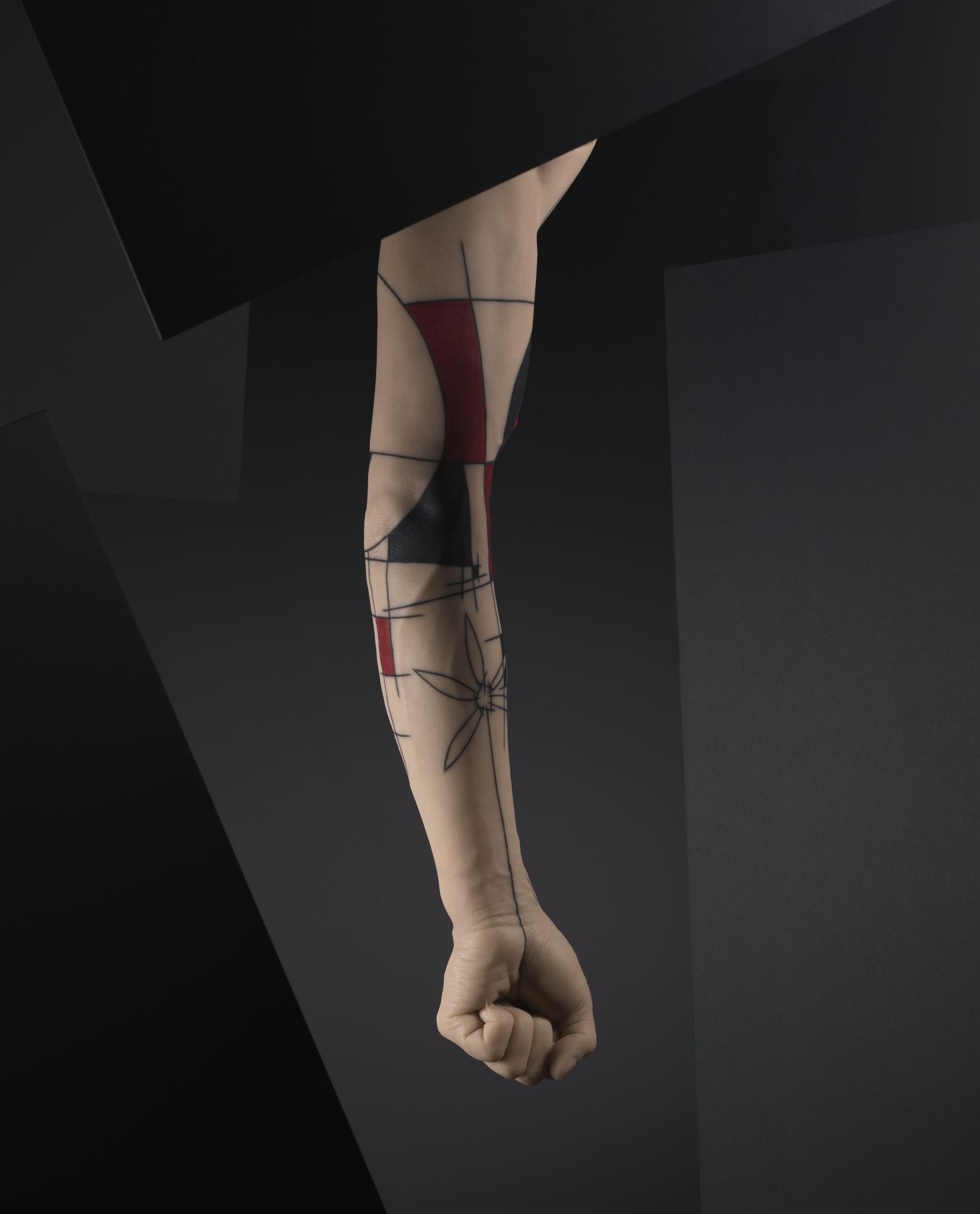 El molde de silicona de Yann Black que se exhiben estos días en Madrid.