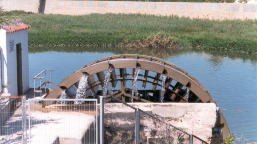 Una noria de regadío.