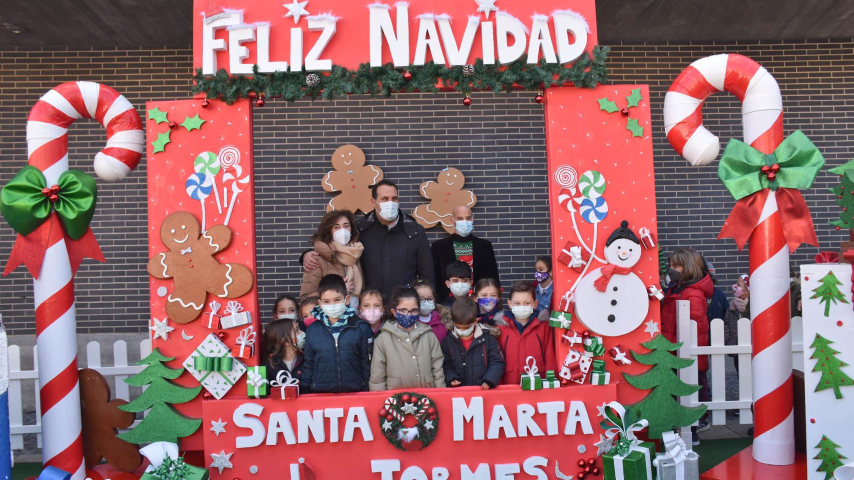 Imágenes de la 'Villa de Navidad' en Santa Marta de Tormes